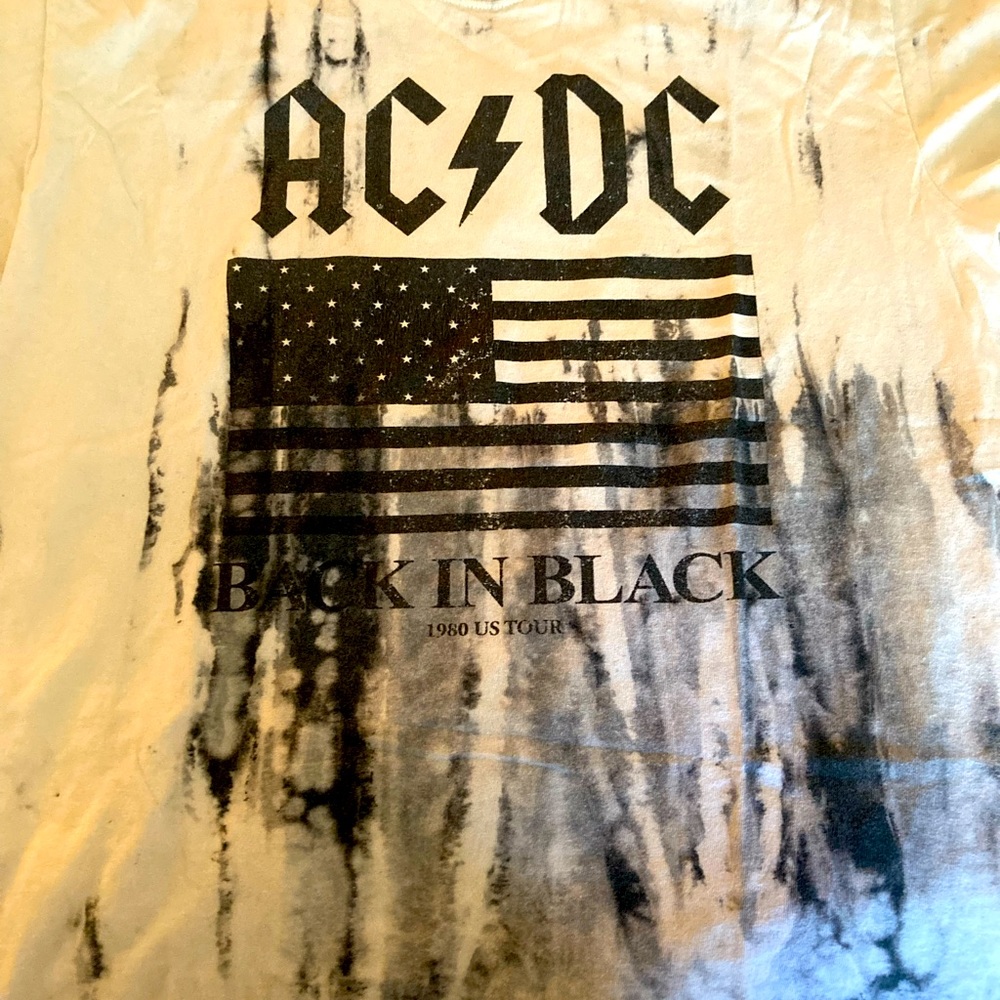 AC/DC tee tye dye